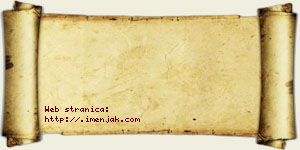 Jovana Tramošljika vizit kartica